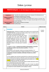 Mathématiques - Le corps - Séquence complète : 1ere Maternelle - Cycle Fondamental - PDF à imprimer
