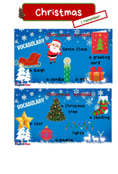 Stage Christmas - Cours d'anglais  et  - My English Pass : 1ere, 2eme Secondaire - PDF à imprimer