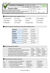 Le futur des verbes du 3e groupe en - ir, - oir et - dre - Examen Evaluation- Fiches QCM - Quiz : 4eme Primaire - PDF à imprimer