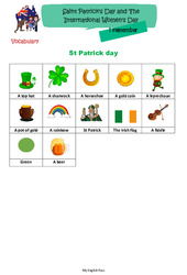 Saint Patrick's Day and The International Women's Day (Stage) - Cours d'anglais  - My English Pass : 5eme, 6eme Primaire - PDF à imprimer