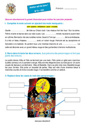 Chazz - club - Atelier « Œil de lynx » : 2eme Primaire - PDF à imprimer