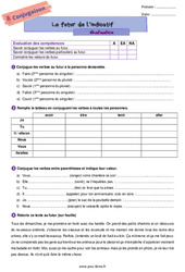 Le futur de l'indicatif - Examen Evaluation de conjugaison pour la  : 6eme Primaire - PDF à imprimer