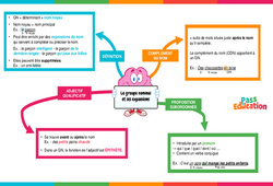 Le groupe nominal et ses expansions - Vidéo pédagogique interactive : 3eme, 4eme, 5eme Primaire - PDF à imprimer