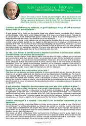 Jean - Louis Etienne - Interview - Littérature : 1ere Secondaire - PDF à imprimer