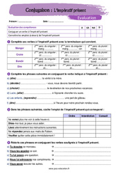 L’impératif présent - Examen Evaluation avec la correction : 1ere Secondaire - PDF à imprimer
