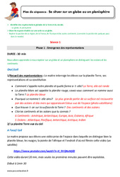 Séquence - Fiche de préparation Se situer sur un globe ou un planisphère - Séquence - Fiche de préparation : 3eme Primaire - PDF à imprimer