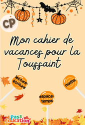 Toussaint - Cahier de vacances gratuit : 1ere Primaire - PDF à imprimer