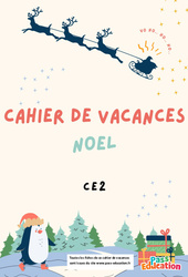 Noël - Cahier de vacances gratuit : 3eme Primaire - PDF à imprimer