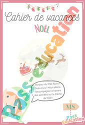 Noël - Cahier de vacances : 2eme Maternelle - Cycle Fondamental - PDF à imprimer