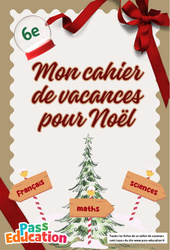 Noël - Cahier de vacances gratuit : 6eme Primaire - PDF à imprimer