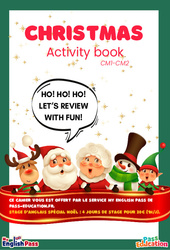 Anglais - Christmas - Cahier de vacances : 4eme, 5eme Primaire - PDF à imprimer