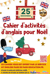 Anglais - Christmas - Cahier de vacances : 6eme Primaire, 1ere Secondaire - PDF à imprimer