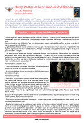 Un épouvantard dans la penderie (Harry Potter) - Lecture : 6eme Primaire - PDF à imprimer