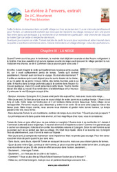 La neige (La rivière à l’envers) - Lecture : 6eme Primaire - PDF à imprimer