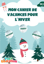 Hiver - Cahier de vacances : 2eme Maternelle - Cycle Fondamental - PDF à imprimer