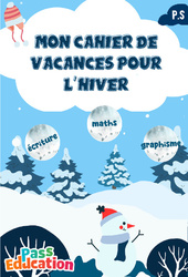 Hiver - Cahier de vacances : 1ere Maternelle - Cycle Fondamental - PDF à imprimer