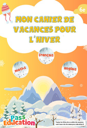 Hiver - Cahier de vacances : 6eme Primaire - PDF à imprimer
