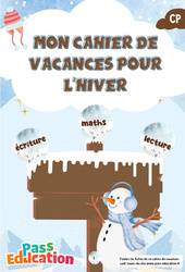 Hiver - Cahier de vacances : 1ere Primaire - PDF à imprimer