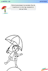 Météo - Artistique : 3eme Maternelle - Cycle Fondamental - PDF à imprimer