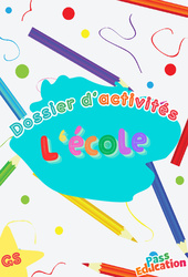 L'école - Fichier d'activités : 3eme Maternelle - Cycle Fondamental - PDF à imprimer