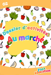 Au marché - Fichier d'activités : 3eme Maternelle - Cycle Fondamental - PDF à imprimer