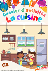 La cuisine - Fichier d'activités : 3eme Maternelle - Cycle Fondamental - PDF à imprimer