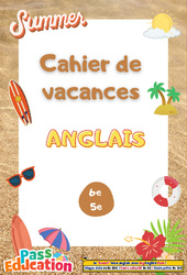 Cahier de vacances - Anglais - Summer - Cahier de vacances : 6eme Primaire, 1ere Secondaire - PDF à imprimer en libre téléchargement