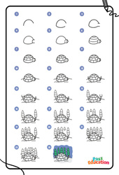 Hiver - Dessins à étapes : 3eme Maternelle, 1ere, 2eme Primaire - PDF à imprimer