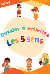 Les 5 sens - Dossier d'activités : 3eme Maternelle - Cycle Fondamental - PDF à imprimer