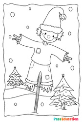 Noël - Coloriage : 3eme Maternelle, 1ere, 2eme Primaire - PDF à imprimer