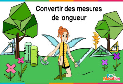 Convertir des mesures de longueur - Vidéo La Fée des Maths : 4eme, 5eme, 6eme Primaire - PDF à imprimer