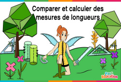 Comparer et calculer des mesures de longueurs - Vidéo La Fée des Maths : 4eme, 5eme, 6eme Primaire - PDF à imprimer