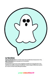 Le fantôme - Poster - Activité respiration du  au  : Primaire - Cycle Fondamental - PDF à imprimer