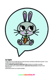 Le lapin - Poster - Activité respiration du  au  : Primaire - Cycle Fondamental - PDF à imprimer