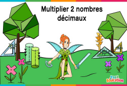 Multiplier 2 nombres décimaux - Vidéo La Fée des Maths : 6eme Primaire - PDF à imprimer