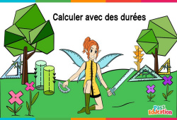 Calculer avec des durées - Vidéo La Fée des Maths : 4eme, 5eme, 6eme Primaire - PDF à imprimer