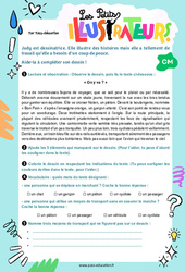 On y va ? - Les petits illustrateurs : 4eme, 5eme Primaire - PDF à imprimer