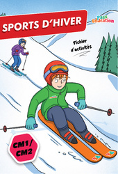 Cahier de vacances - Sports d’hiver - Cahier de vacances : 4eme, 5eme Primaire - PDF à imprimer en libre téléchargement