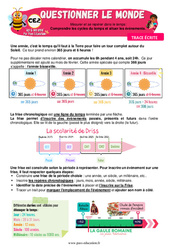 Comprendre les cycles du temps et situer les évènements - Cours, Leçon - Apis & ses amis : 3eme Primaire - PDF à imprimer