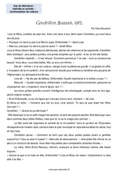 Cendrillon (Buzzati) - Littérature : 2eme Secondaire - PDF à imprimer