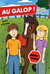 Au galop - Cahier de vacances : 6eme Primaire, 1ere Secondaire - PDF à imprimer