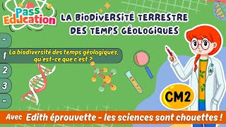 Vidéo La biodiversité des temps géologiques, qu’est - ce que c’est ? - Vidéo pédagogique - Edith Eprouvette : 5eme Primaire