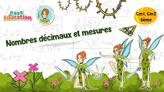 Nombres décimaux et mesures - Vidéo pédagogique - La Fée des Maths : 6eme Primaire