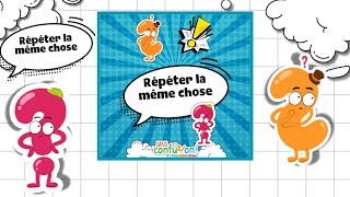 Répéter la même chose - Sans confusion : 3eme, 4eme, 5eme, 6eme Primaire, 1ere, 2eme, 3eme Secondaire