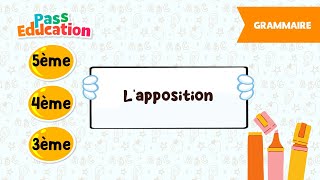 L’apposition -   - Vidéo pédagogique : 1ere, 2eme, 3eme Secondaire