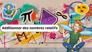 Vidéo Additionner des nombres relatifs - Vidéo pédagogique - La Fée des Maths : 1ere, 2eme, 3eme Secondaire