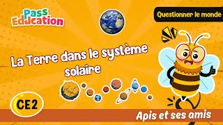 La Terre dans le système solaire - Vidéo pédagogique - Apis & ses amis : 3eme Primaire