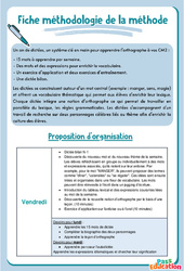 Peur - Dictée progressive hebdomadaire (n°30) : 5eme Primaire - PDF à imprimer