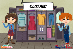 Clothes - Vocabulaire - Séquence complète - Apprends l'anglais avec Kelly and James : 3eme Maternelle, [Primaire] - Cycle 2 - PDF à imprimer