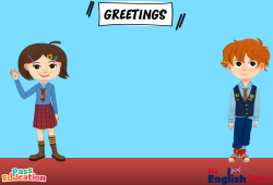 Greetings - Vocabulaire - Séquence complète - Apprends l'anglais avec Kelly and James : 3eme Maternelle, [Primaire] - Cycle 2 - PDF à imprimer